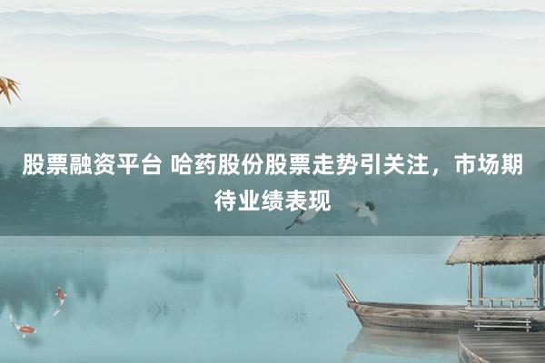 股票融资平台 哈药股份股票走势引关注，市场期待业绩表现